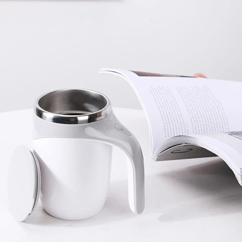 StirSmart: Portable Auto-Stir Mug – Perfect for Coffee and More!